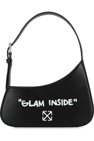 OFF-WHITE Jitney Leather Shoulder Bag
