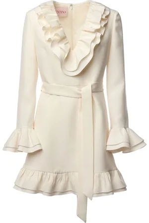 VALENTINO GARAVANI Crepe Couture Short Dress