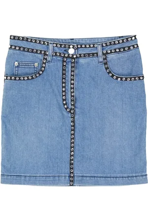 Moschino Couture Cotton Denim Skirt