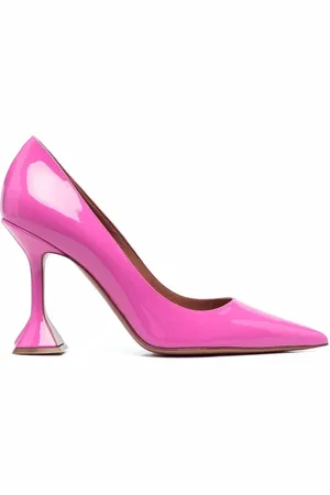 Amina Muaddi Ami Patent Leather Pumps