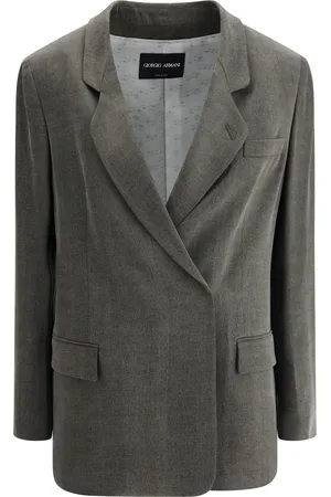 Giorgio Armani Double-breasted Satin Blazer