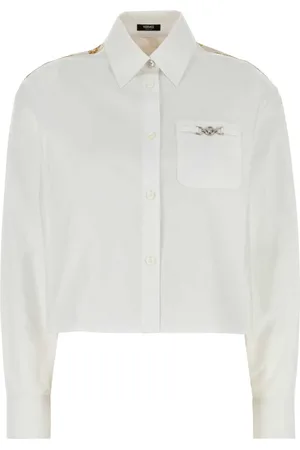 VERSACE White Poplin Shirt