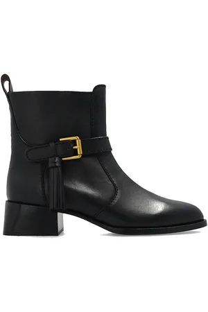 See by Chloé Lory Leather Ankle Boots