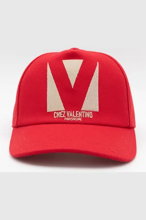 VALENTINO GARAVANI Red Cotton Hat