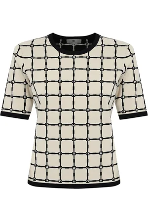 Elisabetta Franchi Jacquard Viscose Sweater