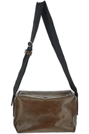 UMA WANG Buckle Detailed Zip-up Shoulder Bag