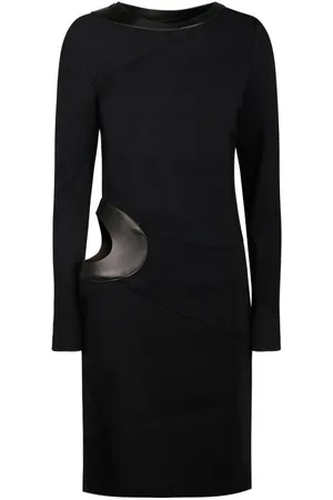Tom Ford Cut-out Detailed Crewneck Mini Dress