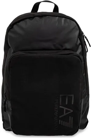 EA7 Logo Printed Backpack