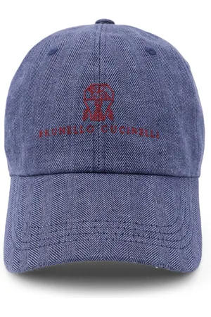 Brunello Cucinelli Linen Hat With Frontal Logo
