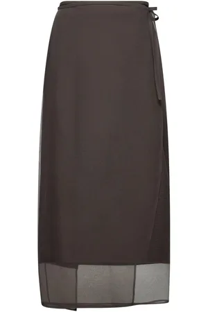 Brunello Cucinelli Layered Midi Skirt
