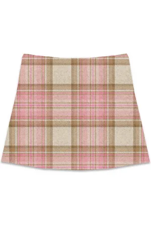 MC2 SAINT BARTH Katrine Checked Mini Skirt