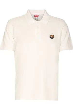 Kenzo Happy Tiger Embroidered Slim Polo Shirt