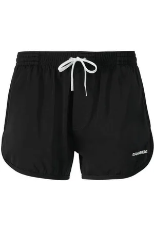 Dsquared2 Logo Printed Drawstring Swim Shorts