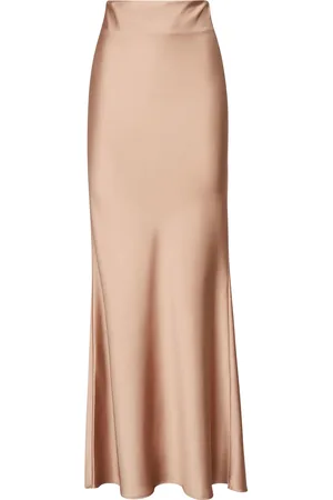 The Andamane Long Satin Skirt