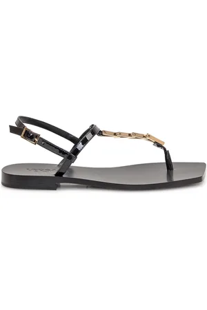 VERSACE V-chain Leather Sandals