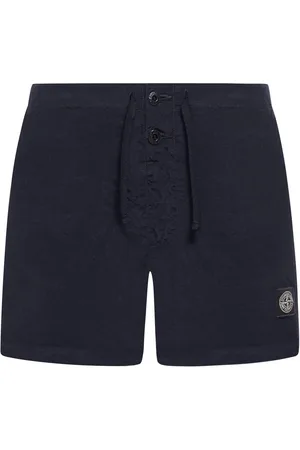 Stone Island Compass Patch Mid-rise Swim Shorts