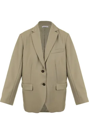 ANINE BING Quinn Buttoned Oversize Blazer
