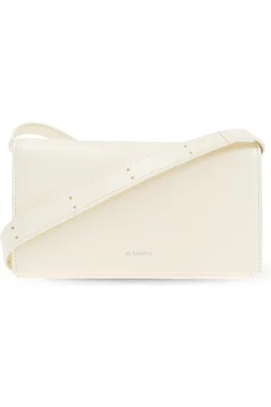 Jil Sander Leather Wallet On A Strap