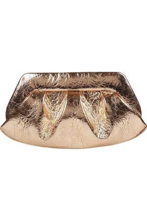 THEMOIRÈ Metallic Effect Clutch Bag