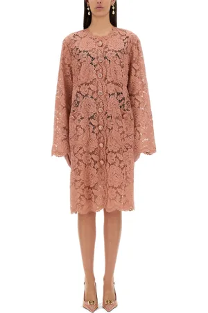 Dolce & Gabbana Lace Cordonet Floral Dress