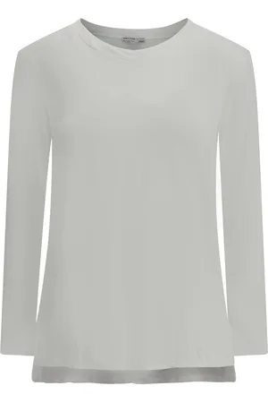 James Perse Semi-transparent Long Sleeve Jersey