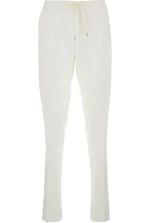 LARDINI Pants With Elastic Waist And Drawstring In Cotton Man