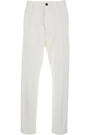 Dsquared2 Five-pocket Pants With Logo Patch On The Back