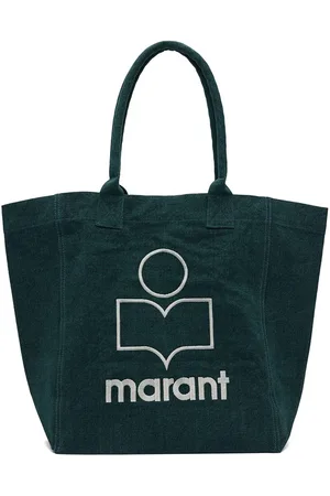 Marant Etoile Yenky Logo Embroidered Tote Bag