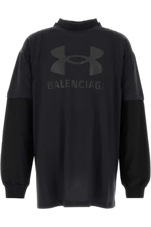 Balenciaga Polyester And Cotton X Under Armour Layered Oversize T-shirt