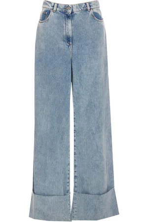 Lanvin Wide Leg Denim Pants