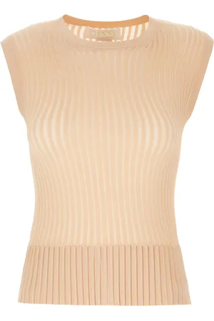 GENNY Peach Viscose Blend Top