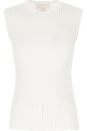 GENNY White Viscose Blend Top