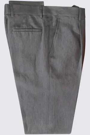 Brunello Cucinelli Grey Linen Suits