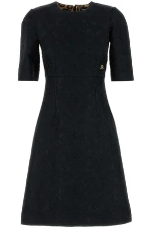 Dolce & Gabbana Black Brocade Dress