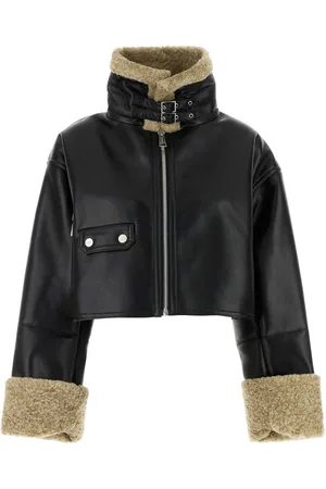 Nanushka Black Synthetic Leather Jemma Jacket