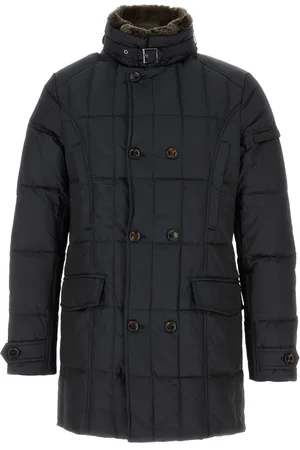 MOORER Slate Polyester Morris Down Jacket