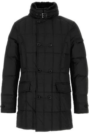 MOORER Black Polyester Morris Down Jacket