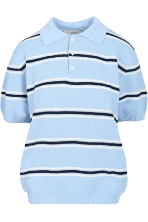 DUNST Striped Cotton Polo Shirt