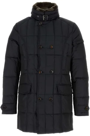MOORER Midnight Blue Polyester Morris Down Jacket