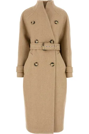Sportmax Beige Wool Blend Adatti Coat