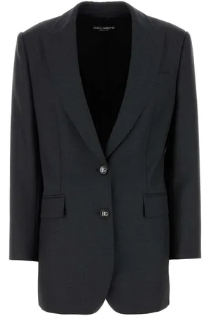 Dolce & Gabbana Graphite Wool Blazer