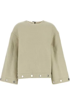 Nanushka Sand Wool Blend Oversize Anwen Blouse