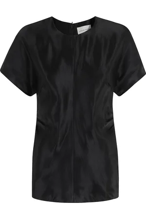 Loulou Studio Fitted Short Sleeved Blouse