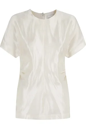 Loulou Studio Fitted Short Sleeved Blouse