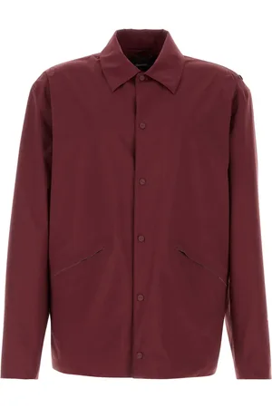 HERNO Burgundy Nylon Jacket