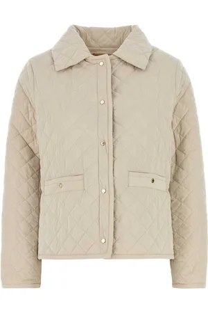 MOORER Sand Nylon Blend Shaira Jacket