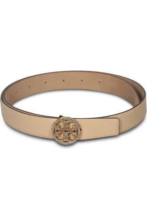 Tory Burch Miller Smooth Vanilla Belt