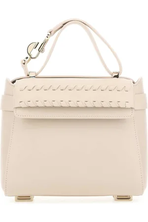 Chloé Light Pink Leather Small Nacha Handbag
