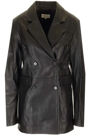 Loulou Studio Double Breasted Leather Jacket