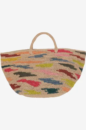 IBELIV Vanilla Raffia Handbag